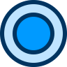 blue circle