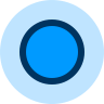 blue circle