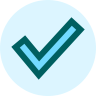 cyan check