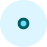 cyan dot