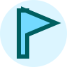cyan pennant
