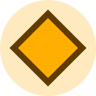 orange diamond