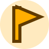orange pennant