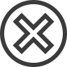 white X