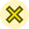 yellow X